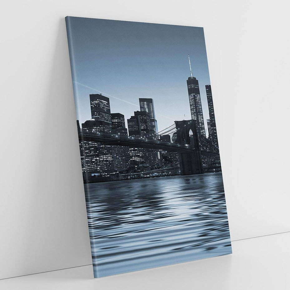 Obraz na płótnie 80x120 - Nocne pejzaże miasta - miasto, nocą