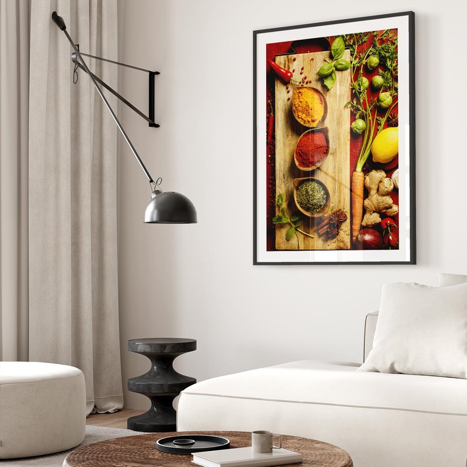 Plakat bez ramy 40x50 - Smakowy Zmysł - przyprawy, kuchnia