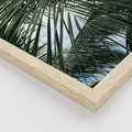 Zestaw obrazy w ramie 50x70 galeria - Palmy, pozytywe, myślenie - rama drewno