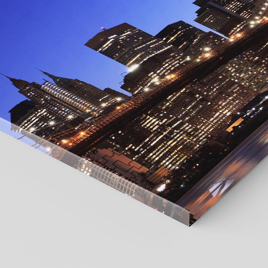 Obraz na płótnie 70x50 - Brooklyn Bridge: Symbol Nowego Jorku - most, Brooklyn