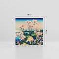 Obraz na płótnie 70x70 - "Goten-Yama Hill, Shinagawa on the Tokaido" Katsushika Hokusai - Reprodukcja - reprodukcja, obraz na płótnie