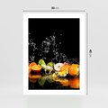 Plakat bez ramy 30x40 - Owoce w Restauracji - owoce, kuchnia