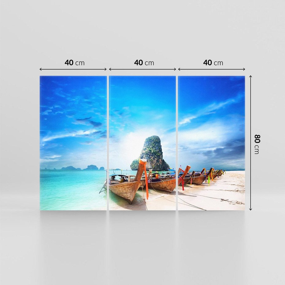 Obraz na płótnie 120x80 - Morze na Łodzi - morze, łódź