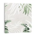 Obraz na płótnie 50x50 - Zielony Raj - monstera, palmy
