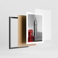 Plakat w ramie 30x40 - Budka telefoniczna przed Big Benem - budka, Londyn - rama czarna