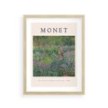 Plakat w ramie 30x40 - Reprodukcja Moneta - Monet, reprodukcja - rama drewno