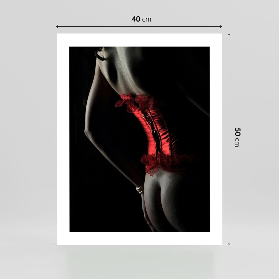 Plakat bez ramy 40x50 - Piękno i Siła - akt, kobieta