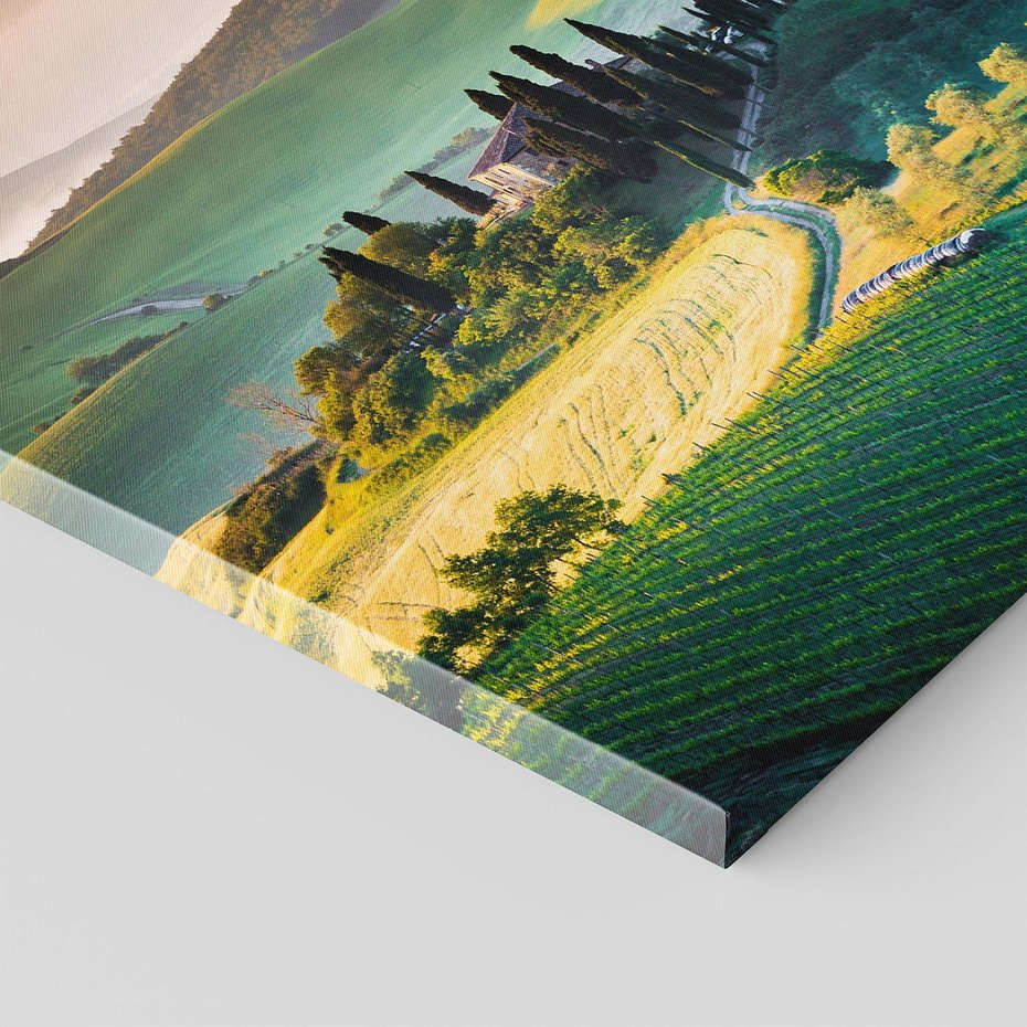 Obraz na płótnie 80x80 - Perspektywa malowniczego widoku - widok, perspektywa