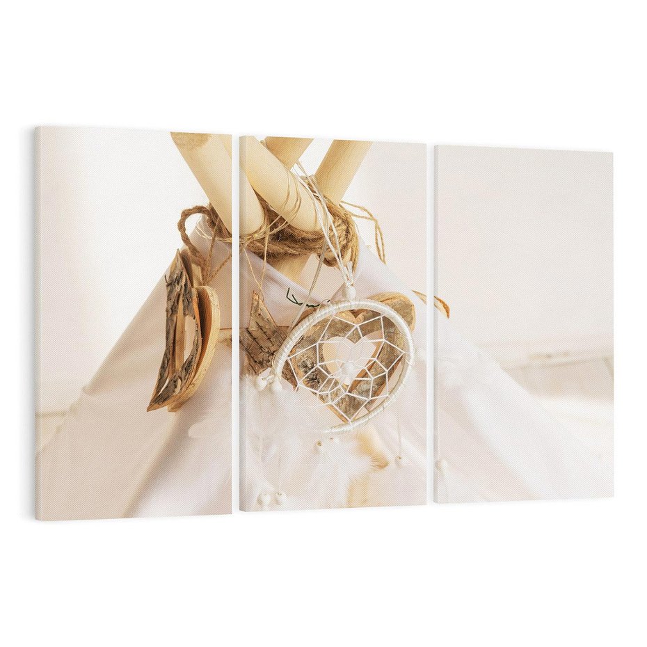 Obraz na płótnie 120x80 - Oaza Swobodnego Stylu - boho, tipi