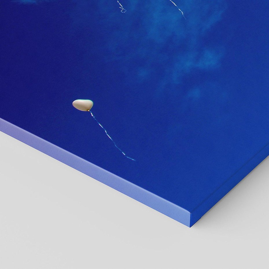 Obraz na płótnie 120x60 - Balony - Serca na niebie - balony, serca