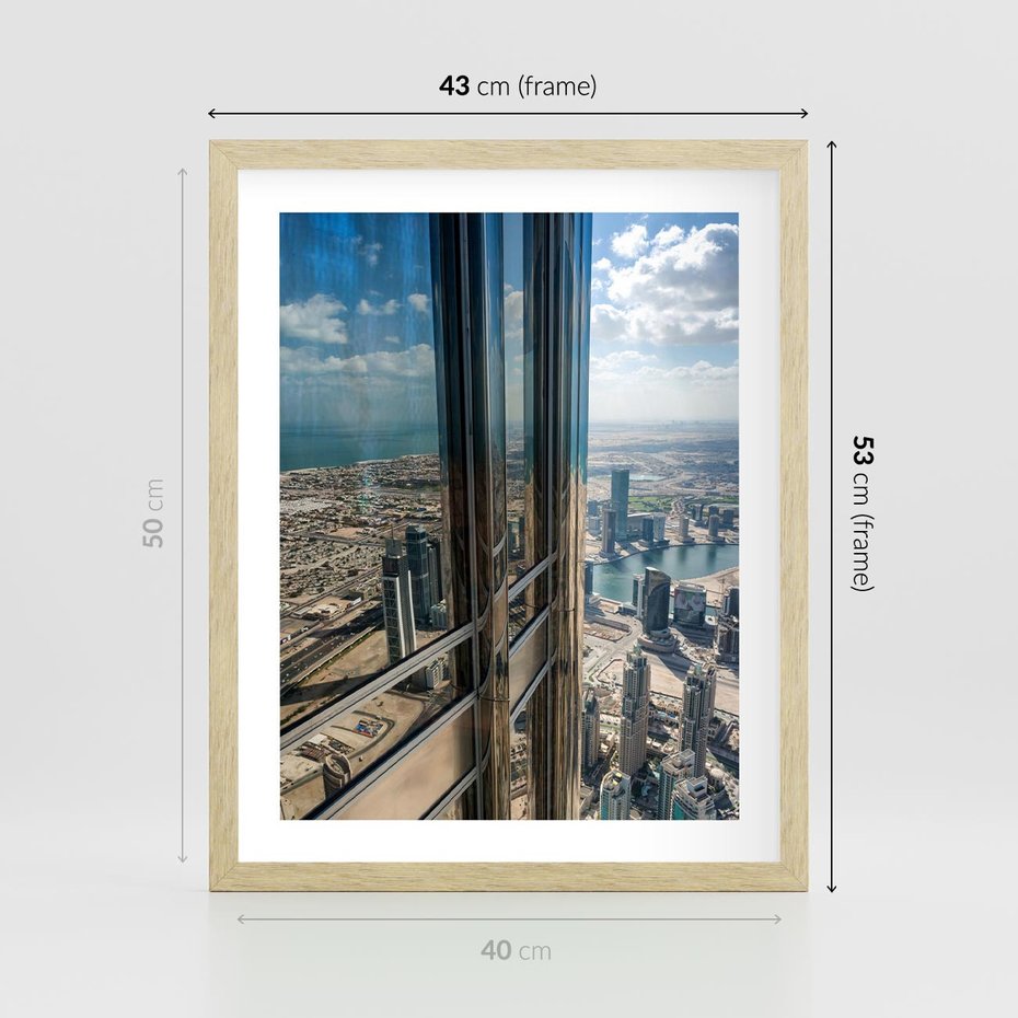 Plakat w ramie 40x50 - Architektura Budynków - budynki, architektura - rama drewno