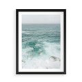 Plakat w ramie 50x70 - Wzburzony Żywioł - morze, ocean - rama czarna