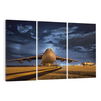 Obraz na płótnie 120x80 - Samolot: Podniebna Wolność - samolot, transport