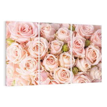 Obraz na płótnie 120x80 - Delikatność róż - piękno natury - róże, kwiaty