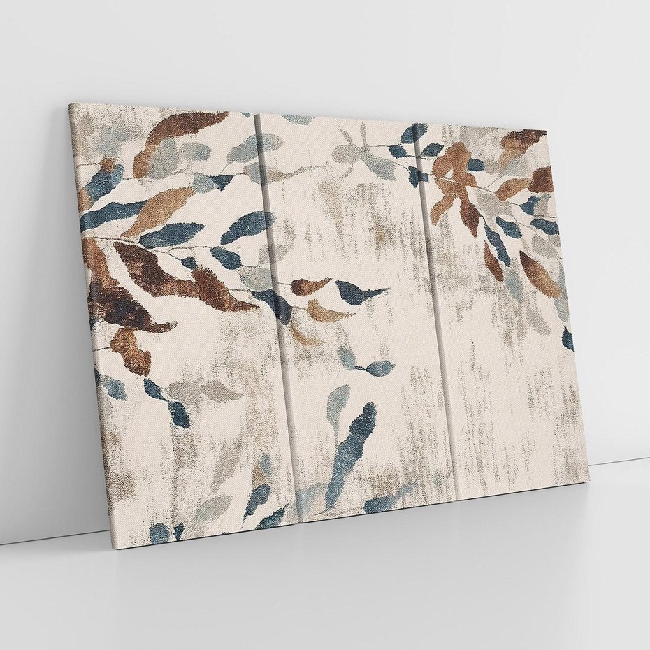 Obraz na płótnie 120x80 - Refleksje liściowych barw - abstrakcyjne kształty, przypominają liście