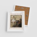 Plakat w ramie 40x50 - Klasyka Baletu - Edgar Degas, reprodukcja obrazu - rama biała