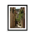Plakat w ramie 30x40 - Urokliwa włoska uliczka - włoska, uliczka - rama czarna