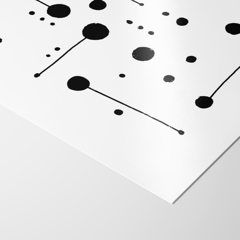 Plakat bez ramy 50x70 - Złudne Odbicia - abstrakcja, minimalizm