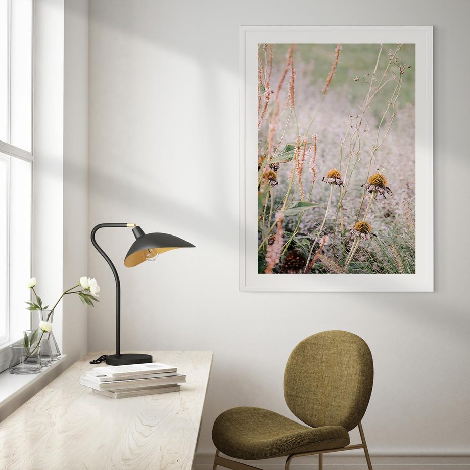 Plakat bez ramy 21x30 - Przyroda w Pełnym Blasku: Kolorowa łąka z Kwiatami - łąka, kwiaty na łące