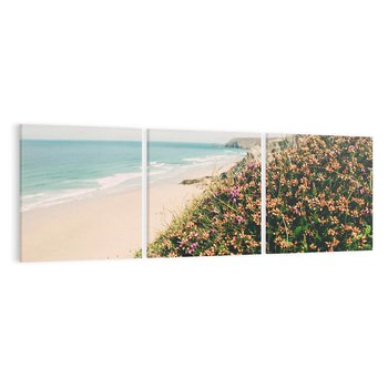 Obraz na płótnie 120x40 - Perspektywa Klifu - fotografia, ocean