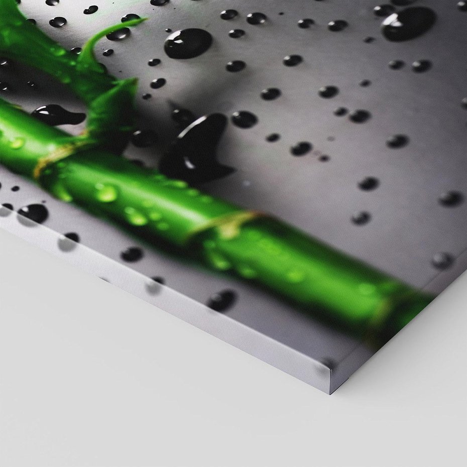 Obraz na płótnie 80x120 - Bambusowa Harmonia - bambus, liście