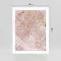 Plakat bez ramy 40x50 - Wyjątkowa Stylizacja - marmur, złoto