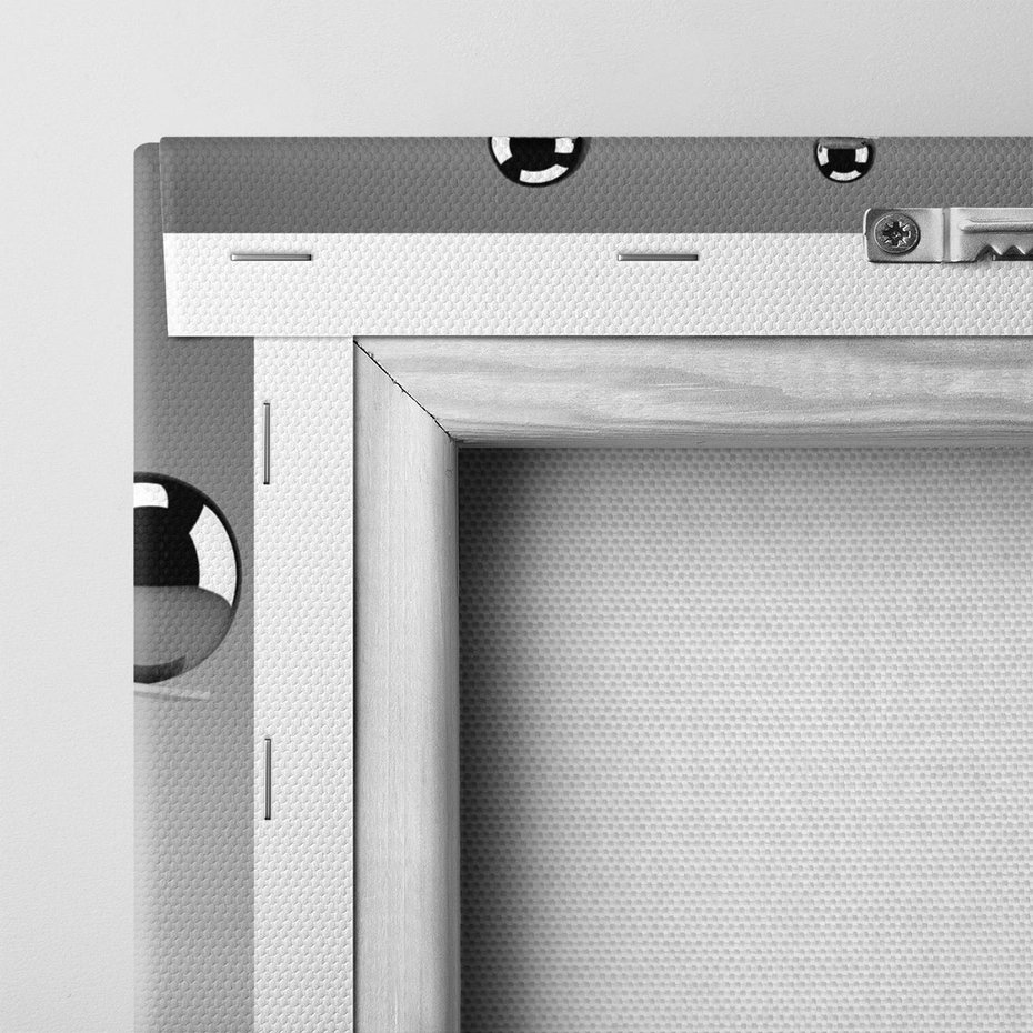 Obraz na płótnie 120x60 - Kolorowe kule abstrakcji - kule, kulki