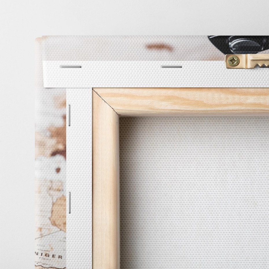 Obraz na płótnie 40x40 - Fotograficzna Przygoda Retro - aparat, retro