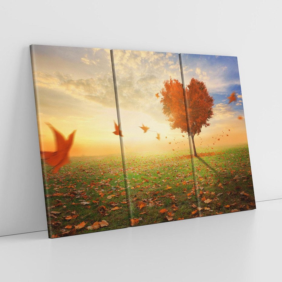 Obraz na płótnie 120x80 - Drzewo sercem natury - drzewo, serce