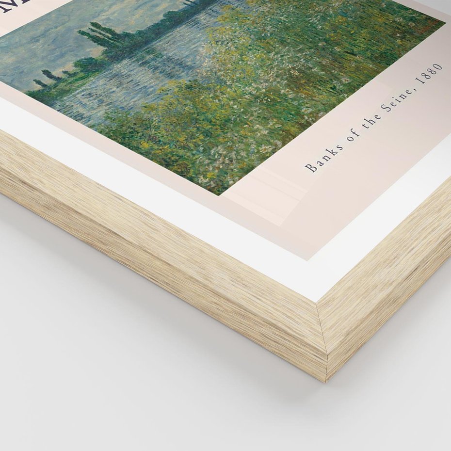 Plakat w ramie 30x40 - Claude Monet: Reprodukcja - Claude Monet, reprodukcja plakat - rama drewno