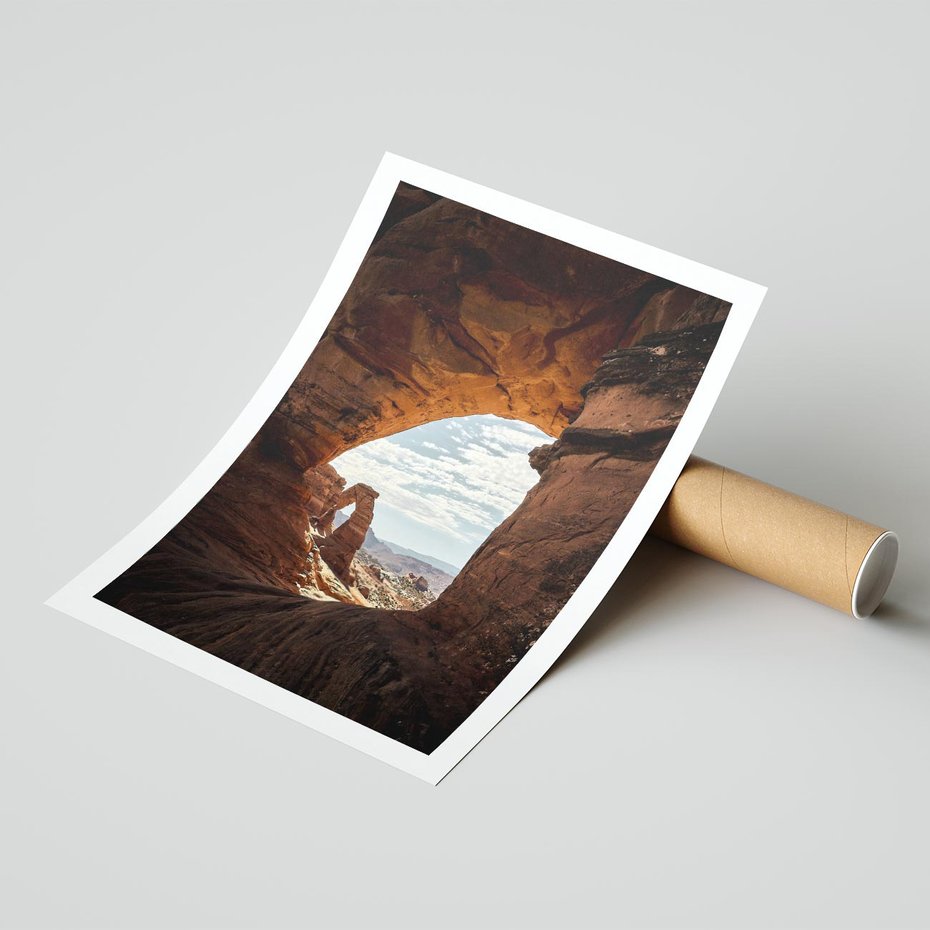 Plakat bez ramy 40x50 - Magia pustynnego kanionu - pustynia, kanion