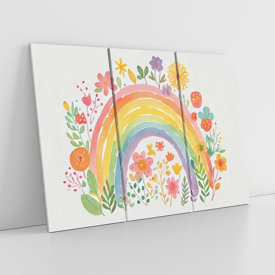 Obraz na płótnie 120x80 - Kwiatowe Marzenia - obraz do pokoju dziecka, dziewczynki