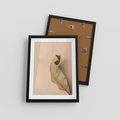 Plakat w ramie 30x40 - Boho suszone liście - suszony, liść - rama czarna
