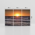 Obraz na płótnie 120x80 - Zachód Słońca Nad Morzem - zachód słońca,