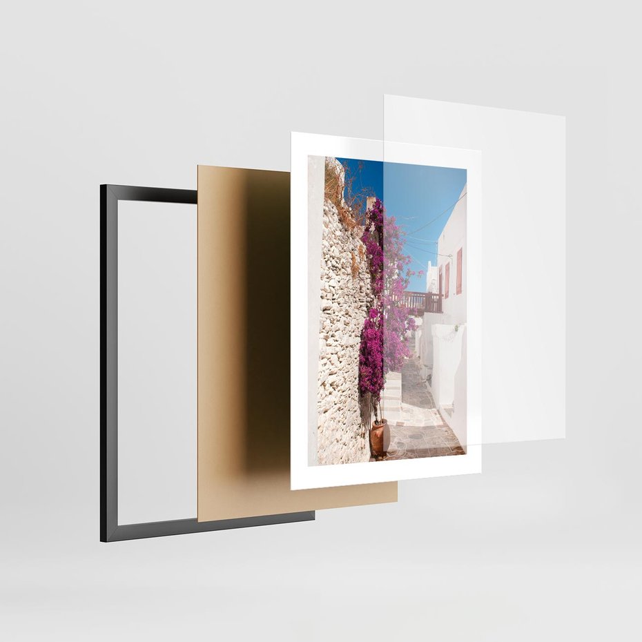 Plakat w ramie 30x40 - Chorwackie Wakacje - Chorwacja, wakacje - rama czarna