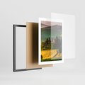 Plakat w ramie 30x40 - Pejzaż w perspektywie - pejzaż, perspektywa - rama czarna