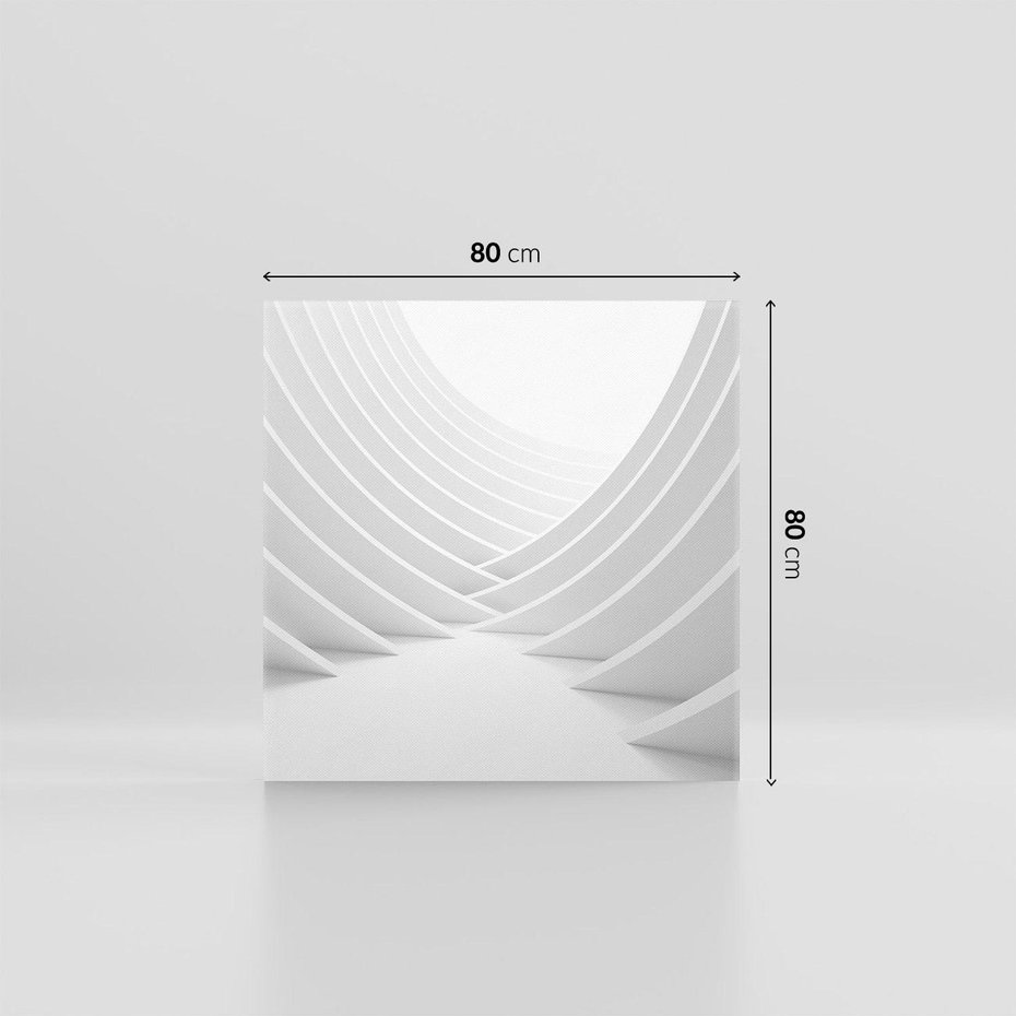 Obraz na płótnie 80x80 - Nowoczesna Ekspresja - abstrakcja, 3D