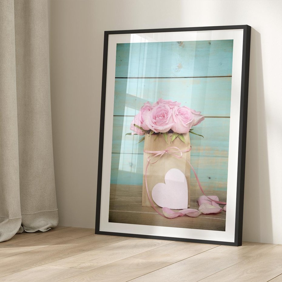 Plakat bez ramy 30x40 - Uczucie W Pełnym Rozkwicie - kwiaty, romantyczne