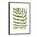 Obraz w ramie 70x100 - Rytmy Chaosu - roślina, gałązka - rama czarna