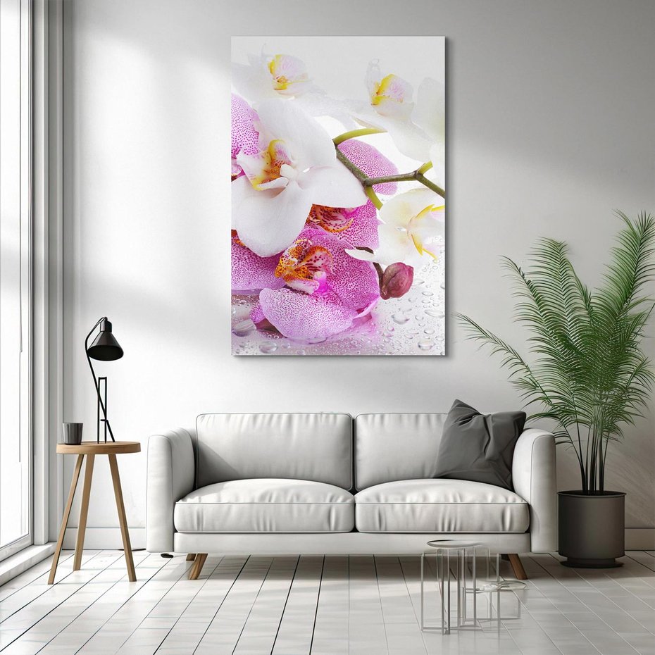 Obraz na płótnie 50x70 - Magia kwiatów - kwiaty