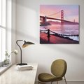 Obraz na płótnie 70x70 - Golden Gate most USA - Golden Gate, most