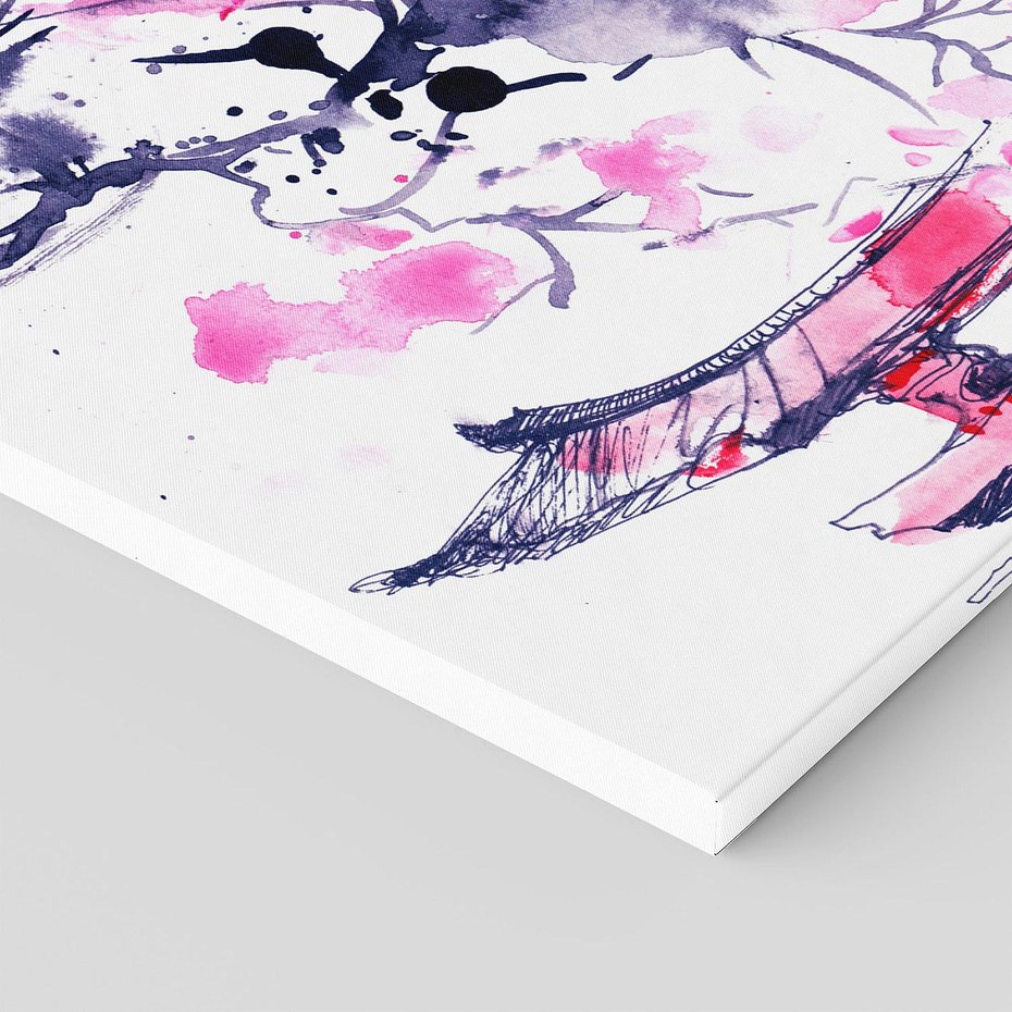 Obraz na płótnie 120x60 - Japońska Serenada: Obraz Azji w Twoim Domu - Japonia, obraz