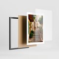 Plakat w ramie 30x40 - Uroczysta perspektywa uliczki - uliczka, perspektywa - rama czarna