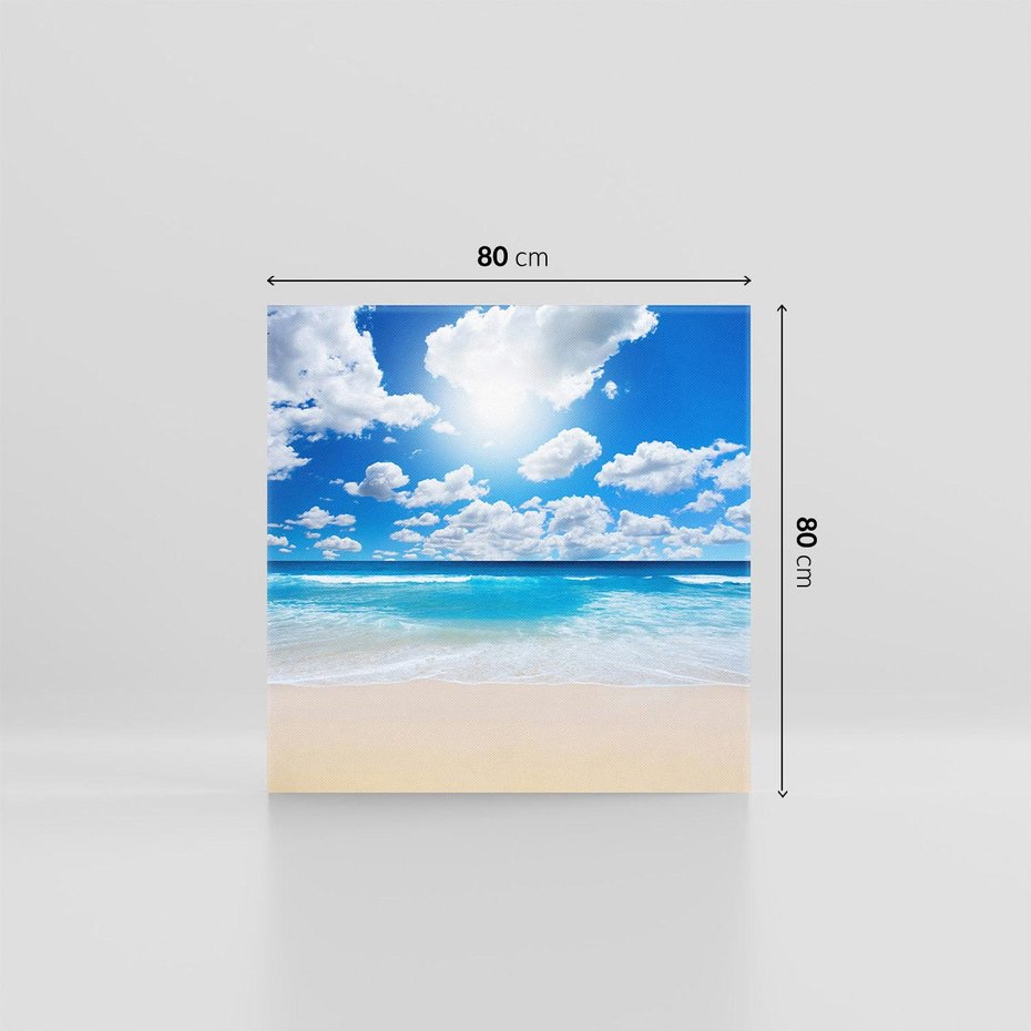 Obraz na płótnie 80x80 - Wakacyjna plaża - plaża, wakacje