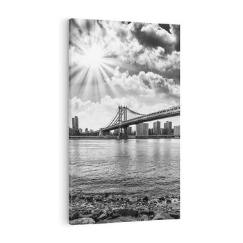 Obraz na płótnie 50x70 - Most w Mieście - most, miasto