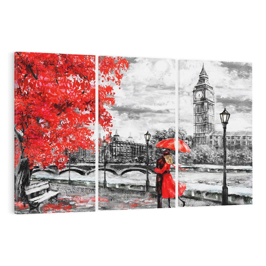 Obraz na płótnie 120x80 - Big Ben w Londynie - londyn, big ben