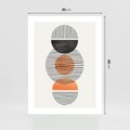 Plakat bez ramy 30x40 - Geometryczna Abstrakcja - abstrakcja, nowoczesny obraz
