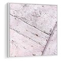 Obraz w ramie 50x50 - Nowoczesna Elegancja - beton, struktura - rama biała