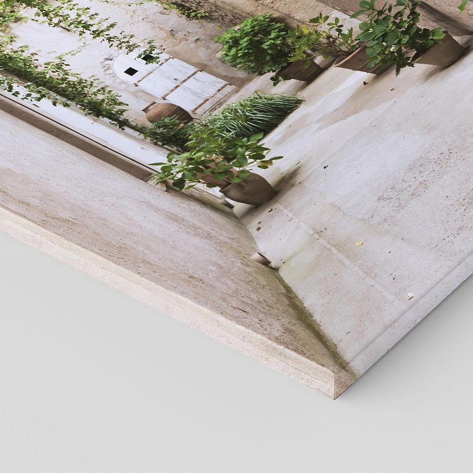 Obraz na płótnie 80x120 - Urokliwa Zaułek - klimatyczna, uliczka