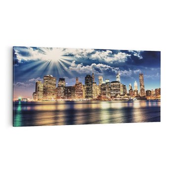 Obraz na płótnie 120x60 - Majestatyczny Manhattan - Nowy York, USA